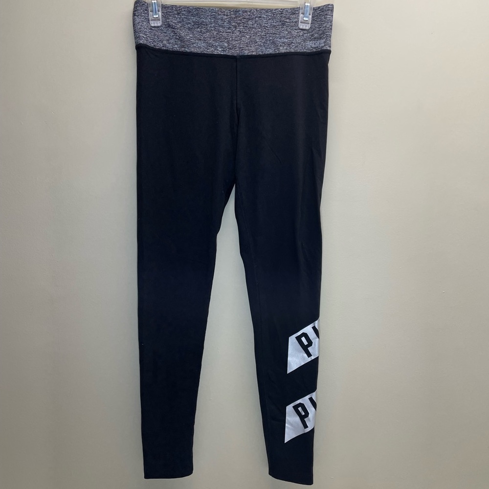 Victoria’s Secret Metallic Pink Yoga Leggings